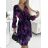 Women's Long Sleeve Chiffon Dress (S/M ONE SIZE) ITALIAN FASHION IMWGB23691