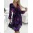Women's Long Sleeve Chiffon Dress (S/M ONE SIZE) ITALIAN FASHION IMWGB23691