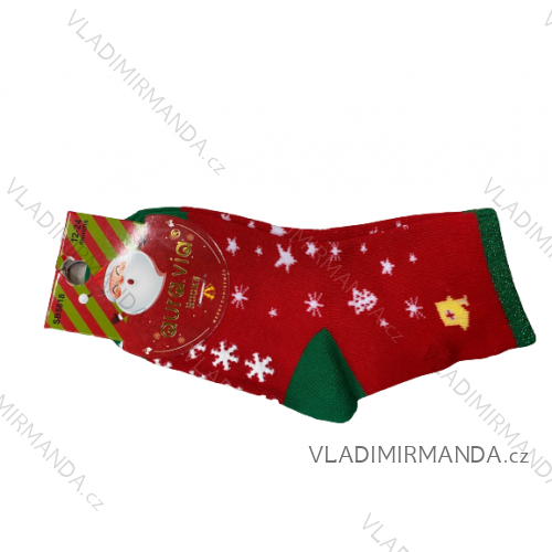 Christmas socks for girls and boys (0-12,12-24) AURA.VIA SB5618