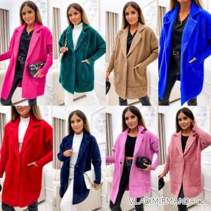 Alpaca Long Sleeve Jacket Women (S / M ONE SIZE) ITALIAN FASHION IMWD217357
