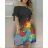 Women's Long Chiffon Short Sleeve Dress (S/M ONE SIZE) ITALIAN FASHION IMWGM23456