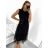 Šaty elegantní tylové s krajkou bez rukávů dámské (S/M ONE SIZE) ITALSKÁ MÓDA IMM239662 S/M white