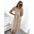 Šaty elegantní tylové s krajkou bez rukávů dámské (S/M ONE SIZE) ITALSKÁ MÓDA IMM239662 S/M white