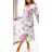 Women's Long Elegant Long Sleeve Dress (S/M ONE SIZE) ITALIAN FASHION IMWGB23951
