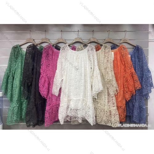 Women's Long Chiffon Short Sleeve Dress (S/M ONE SIZE) ITALIAN FASHION IMWGM23456