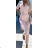 Women's Long Short Sleeve Jumpsuit (S/M ONE SIZE) ITALIAN FASHION IMPGM2323662