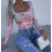 Women's Long Sleeve Body (S/M ONE SIZE) ITALIAN FASHION IMPOC239107