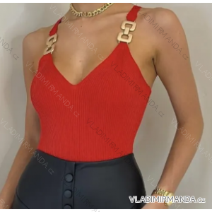 Women's Strappy Body (S/M ONE SIZE) ITALIAN FASHION IMPOC237205Y