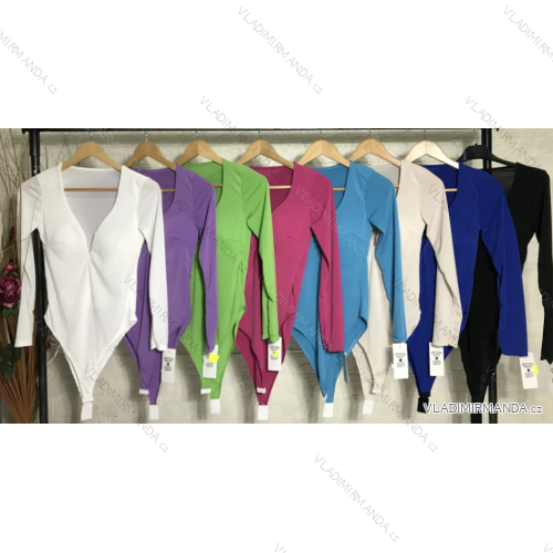 Women's Long Sleeve Body (S/M ONE SIZE) ITALIAN FASHION IMPGM2320834