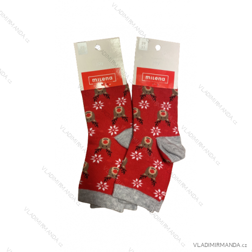 Men's socks thin (42-46) POLISH MODA DPP20003  red