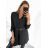 Elegant Long Sleeve Dress Women (S / M.ONE SIZE) ITALIAN FASHION IMM211302 S/M black