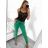 Women's long stretch pants (S/M ONE SIZE) ITALIAN FASHION IM522050/DR S/M oranžová