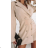 Women's Elegant Coat Long Sleeve Dress (S/M ONE SIZE) ITALIAN FASHION IMPMG232517tuta