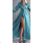 Women's Long Elegant Long Sleeve Dress (S/M ONE SIZE) ITALIAN FASHION IMPMG232092