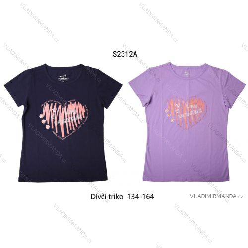 T-shirt short sleeve for children boys (98-128) WOLF S2806