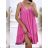Women's Strapless Summer Dress (S/M ONE SIZE) ITALIAN FASHION IMWB231068