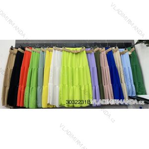 Women's Belted Long Skirt (S/M/L ONE SIZE) ITALIAN FASHION IMWB231069