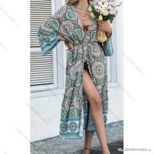 Women's Long Long Sleeve Cardigan (S/M ONE SIZE) ITALIAN FASHION IMPMG237706