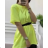 Women's Long Sleeve Short Sleeve Tunic Dress (S/M ONE SIZE) ITALIAN FASHION IMPMG236836