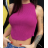 Women's Sleeveless Crop Top (S/M ONE SIZE) ITALIAN FASHION IMPCF2323239