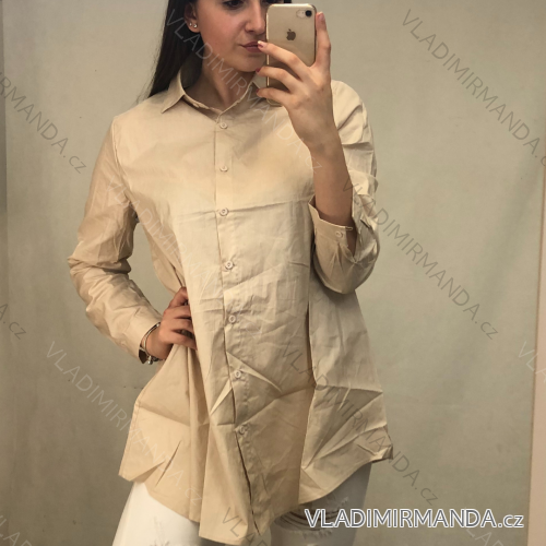 T-shirt short sleeve women (UNI S / L) ITALIAN FASHION IMK20128 L beige