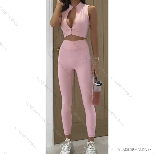Women's Long Leggings and Sleeveless Top Set (S/M ONE SIZE) ITALIAN FASHION IMPMG2326993-27025