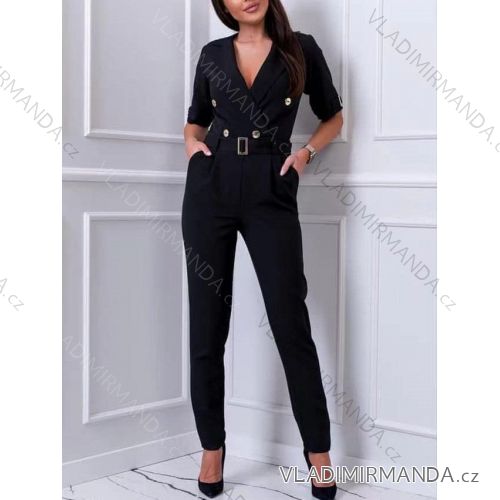 Women's Long Elegant Long Sleeve Jumpsuit (S/M ONE SIZE) ITALIAN FASHION IMWGE231171
