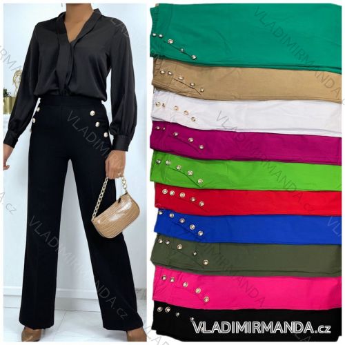 Women's Plus Size Long Pants (2XL/3XL ONE SIZE) ITALIAN FASHION IMWT231220
