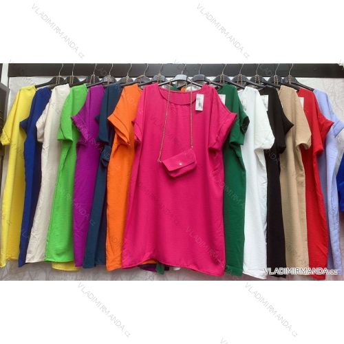 Women's long summer dress with straps (S / M ONE SIZE) ITALIAN FASHION IMWA221623