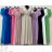 Women's long party short sleeve dress (S/M ONE SIZE) ITALIAN FASHION IMM23M24081