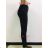 Women's long leggings (L-2XL) ELEVEK 9930-13 black L