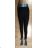 Women's long leggings (L-2XL) ELEVEK 9930-13 black L