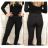 Women's long leggings (L-2XL) ELEVEK 9930-13 black L