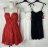 Women's elegant strapless dress (S/M ONE SIZE) ITALIAN FASHION IMPBB23B23400
