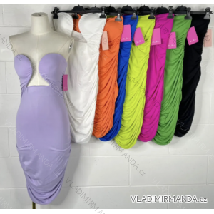 Women's Summer Elegant Carmen Sleeveless Dress (S/M ONE SIZE) ITALIAN FASHION IMPBB23A3879.