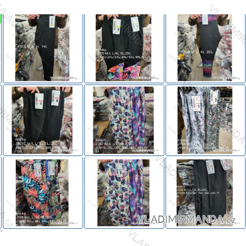 Leggings 3/4 short ladies (xxl-3xl) PESAIL YQ04