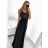 Women's Long Elegant Sleeveless Dress (S/M ONE SIZE) ITALIAN FASHION IMPLP2357280016