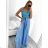 Women's Long Elegant Sleeveless Dress (S/M ONE SIZE) ITALIAN FASHION IMPLP2357280016/DU