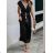 Women's Long Chiffon Short Sleeve Dress (S/M ONE SIZE) ITALIAN FASHION IMWGM23456