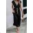 Women's Long Chiffon Short Sleeve Dress (S/M ONE SIZE) ITALIAN FASHION IMWGM23456