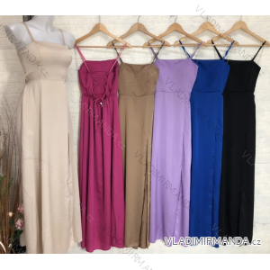 Women's long elegant strapless dress (S/M ONE SIZE) ITALIAN FASHION IMPGM2310697