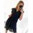 Women's Short Sleeve Shirt Dress (S / M ONE SIZE) ITALIAN FASHION IM422633