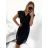 Women's Short Sleeve Shirt Dress (S / M ONE SIZE) ITALIAN FASHION IM422633