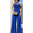 Women's Summer Long Sleeveless Jumpsuit (S/M ONE SIZE) ITALIAN FASHION IMPSH232308