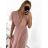 Women's long party short sleeve dress (S/M ONE SIZE) ITALIAN FASHION IMM23M24081