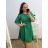 Shirt extended 3/4 long sleeve women's (L/XL/2XL ONE SIZE) ITALIAN FASHION IM423025 XL/2XL Green