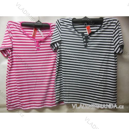 T-shirt short sleeve women (m-xxl) WANDENG JT-81440-NSY