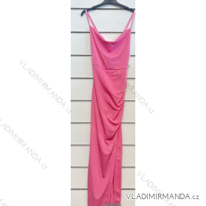 Long summer dress with straps for women (S/M ONE SIZE) ITALIAN FASHION IMPSH233165