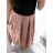 Dress with 3/4-sleeve ladies pocket (uni sl) ITALIAN Fashion IM3181746 S/M Old-pink