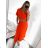 Women's Long Summer Belt Short Sleeve (S / M ONE SIZE) ITALIAN FASHION IMWD222213 S/M béžová